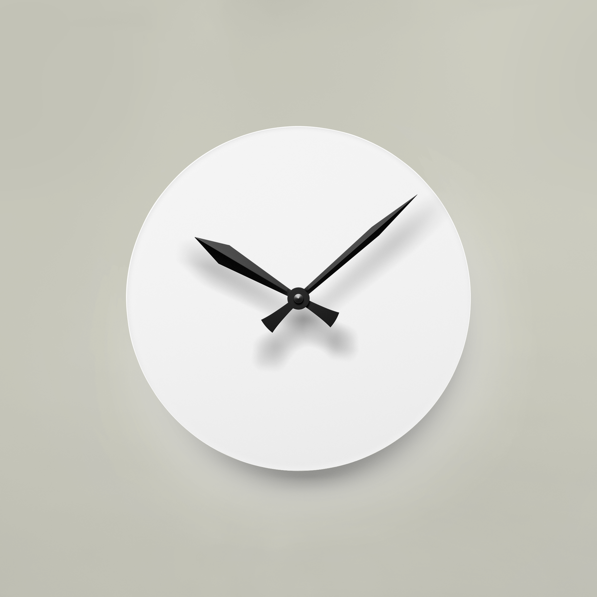Supplier example of a personalized pet clock; your order uses your own photo and text