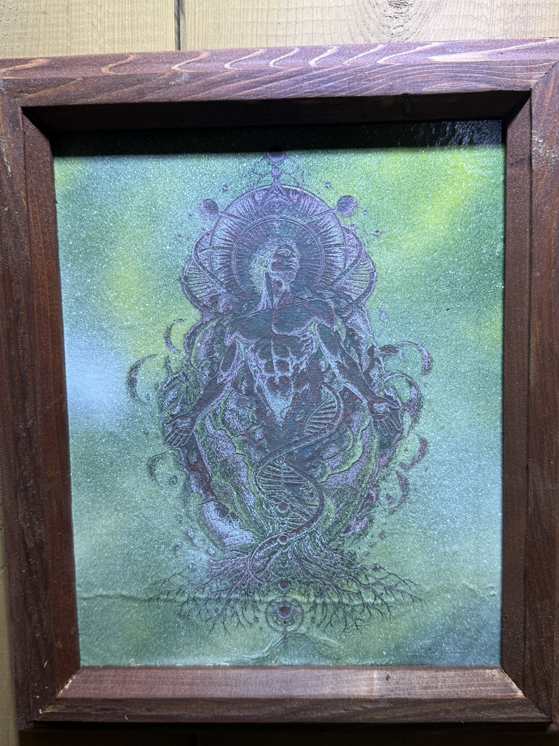 Rooted in Infinity — 8 × 10 inch framed original